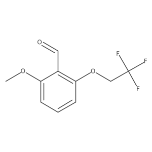 2-Methoxy-6-(2,2,2-trifluoroethoxy)benzaldehyde Structure
