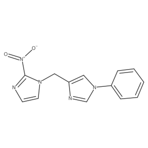 2-Nitro-1-[(1-phenyl-1H-imidazol-4-yl)methyl]-1H-imidazole结构式