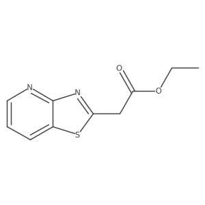 Thiazolo[4,5-b]pyridine-2-acetic acid ethyl ester结构式