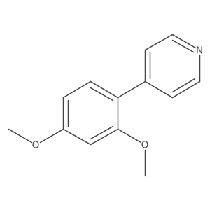 4-(2,4-Dimethoxyphenyl)pyridine Structure