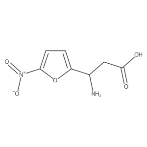 3-Amino-3-(5-nitrofuran-2-yl)propanoic acid Structure