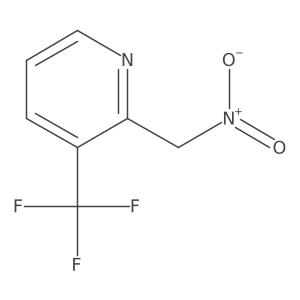 2-(Nitromethyl)-3-(trifluoromethyl)pyridine Structure