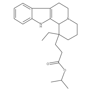 (1R,12bR)-1-Ethyl-1,2,3,4,6,7,12,12b-octahydroindolo[2,3-a]quinolizine-1-propanoic acid 1-methylethyl ester Structure