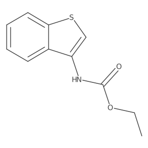 Ethyl benzo[b]thiophen-3-ylcarbamate结构式