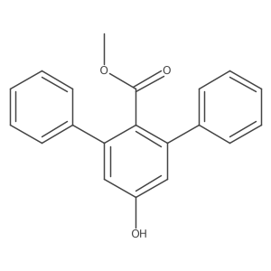 Methyl 4-hydroxy-2,6-diphenylbenzoate结构式