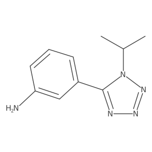 3-[1-(propan-2-yl)-1H-1,2,3,4-tetrazol-5-yl]aniline Structure