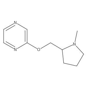 2-[(1-Methylpyrrolidin-2-yl)methoxy]pyrazine结构式