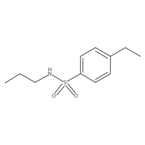 4-ethyl-N-propylbenzenesulfonamide结构式