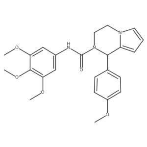 1-(4-methoxyphenyl)-N-(3,4,5-trimethoxyphenyl)-3,4-dihydropyrrolo[1,2-a]pyrazine-2(1H)-carboxamide Structure