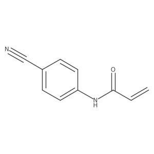 N-(4-cyanophenyl)-2-Propenamide结构式