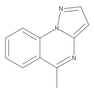 5-Methylpyrazolo[1,5-a]quinazoline结构式