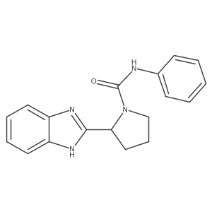 2-(1H-benzimidazol-2-yl)-N-phenylpyrrolidine-1-carboxamide结构式