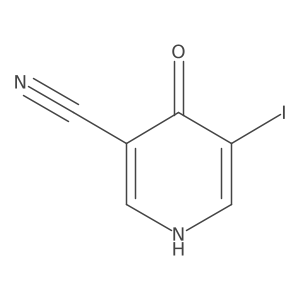 4-Hydroxy-5-iodonicotinonitrile Structure