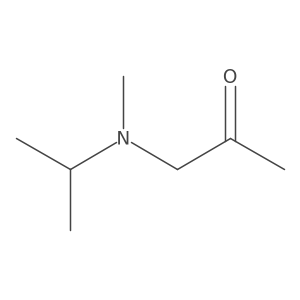 1-[Isopropyl(methyl)amino]acetone结构式