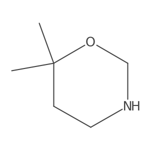 Tetrahydro-6,6-dimethyl-2H-1,3-oxazine结构式