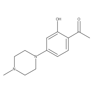 1-[2-Hydroxy-4-(4-methyl-piperazin-1-yl)-phenyl]-ethanone Structure