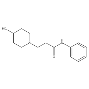 O=C(CCN1CCC(O)CC1)Nc1ccccc1结构式