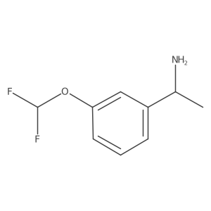 (1R)-1-[3-(difluoromethoxy)phenyl]ethan-1-amine Structure