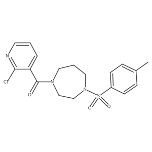 1-(2-Chloropyridine-3-carbonyl)-4-(4-methylbenzenesulfonyl)-1,4-diazepane Structure