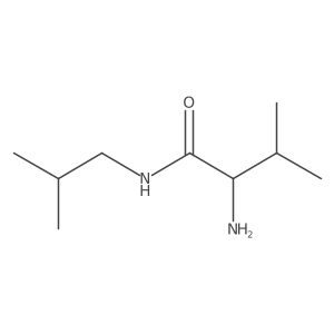 2-amino-3-methyl-N-(2-methylpropyl)butanamide Structure