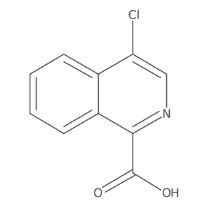 4-Chloroisoquinoline-1-carboxylic acid结构式