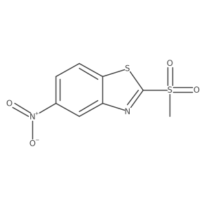 2-(Methylsulfonyl)-5-nitrobenzo[d]thiazole结构式