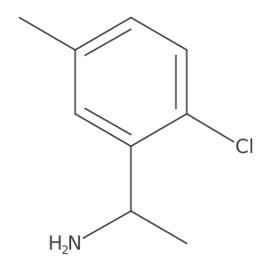 (1R)-1-(2-chloro-5-methylphenyl)ethan-1-amine Structure