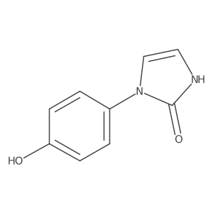 3-(4-hydroxyphenyl)-1H-imidazol-2-one Structure