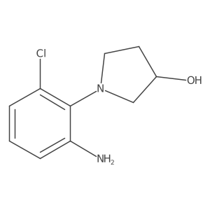 1-(2-Amino-6-chlorophenyl)pyrrolidin-3-ol Structure