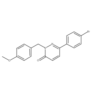 6-(4-bromophenyl)-2-(4-methoxybenzyl)pyridazin-3(2H)-one Structure