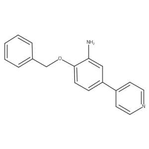 2-(Benzyloxy)-5-(pyridin-4-yl)benzenamine结构式