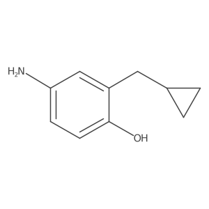 4-Amino-2-(cyclopropylmethyl)phenol Structure