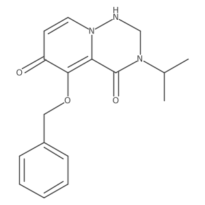 5-(benzyloxy)-3-isopropyl-2,3-dihydro-1H-pyrido[2,1-f][1,2,4]triazine-4,6-dione结构式