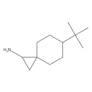 6-Tert-butylspiro[2.5]octan-1-amine Structure