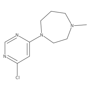 1-(6-Chloropyrimidin-4-yl)-4-methyl-1,4-diazepane Structure