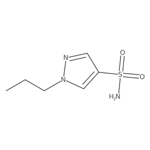 1-propyl-1H-pyrazole-4-sulfonamide结构式