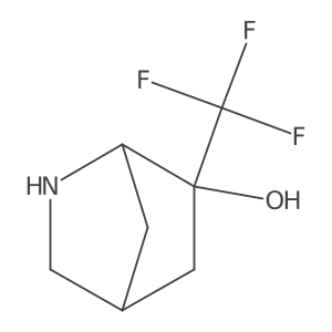 6-(Trifluoromethyl)-2-azabicyclo[2.2.1]heptan-6-ol Structure