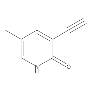 3-Ethynyl-5-methylpyridin-2(1H)-one结构式