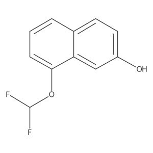 1-(Difluoromethoxy)-7-naphthol Structure