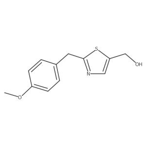(2-(4-Methoxybenzyl)thiazol-5-yl)methanol Structure