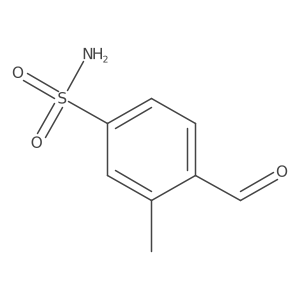 4-Formyl-3-methylbenzene-1-sulfonamide结构式
