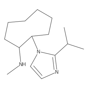 Cyclooctanamine, N-methyl-2-[2-(1-methylethyl)-1H-imidazol-1-yl]-结构式