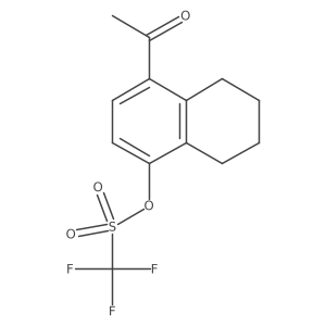 (8-Acetyltetralin-5-yl) trifluoromethanesulfonate Structure