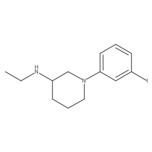 3-Piperidinamine, N-ethyl-1-(3-iodophenyl)- Structure