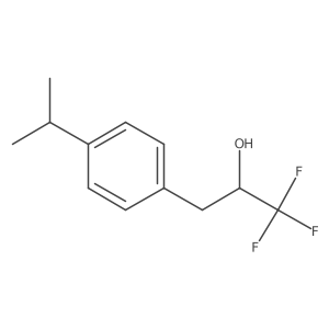 1,1,1-Trifluoro-3-(4-propan-2-ylphenyl)propan-2-ol结构式