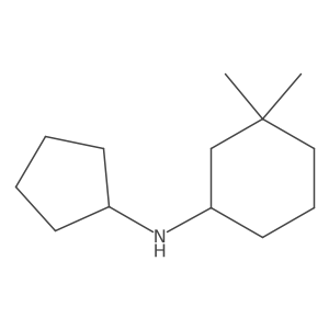 N-cyclopentyl-3,3-dimethylcyclohexan-1-amine Structure
