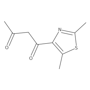 1-(Dimethyl-1,3-thiazol-4-yl)butane-1,3-dione Structure