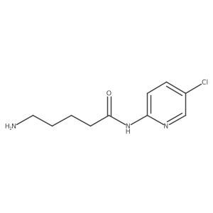 Pentanamide, 5-amino-N-(5-chloro-2-pyridinyl)-结构式