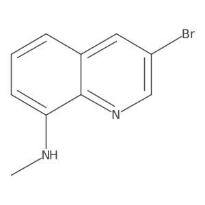 3-bromo-N-methylquinolin-8-amine Structure