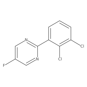 2-(2,3-Dichlorophenyl)-5-fluoropyrimidine结构式
